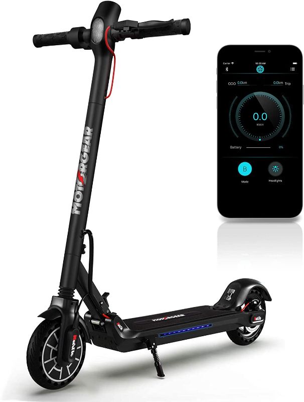 Photo 1 of Folding Electric Scooter for Adults - 300W Brushless Motor Foldable Commuter Scooter w/ 8.5 Inch Pneumatic Tires, 3 Speed Up to 19MPH, 18 Miles, Disc Brake...
