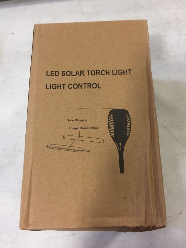 Photo 1 of LED Solar Torch Lights (3pk)