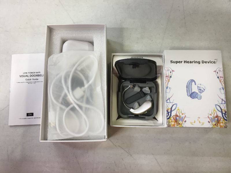 Photo 1 of Intelligent Visual Doorbell and Super Hearing Devices (2pk)