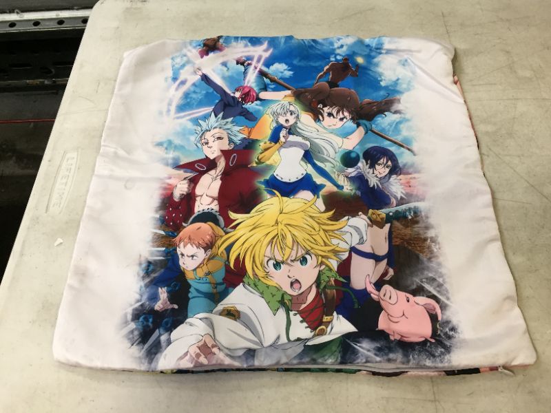 Photo 1 of 15"X14" ANIME PILLOW CASE (ITEM IS DIRTY)