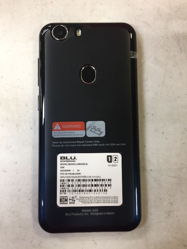 Photo 3 of BLU G50 GSM Unlocked (32GB) - Black