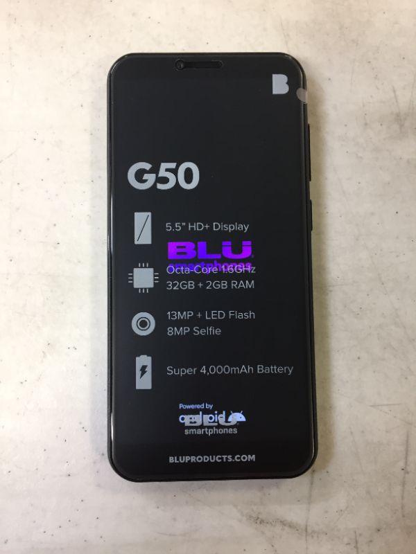 Photo 2 of BLU G50 GSM Unlocked (32GB) - Black