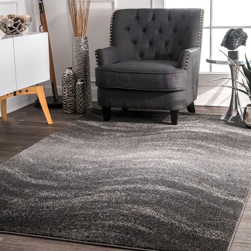 Photo 1 of nuLOOM BDSM05A Area Rug, 2FT X 6FT , Grey
