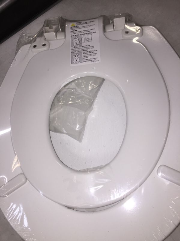 Photo 2 of 15.5 inch long toilet seat with training seat for toddlers baby