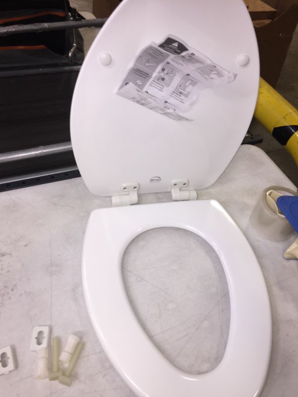 Photo 1 of bemis easy clean elongated toilet seat 17 inches length