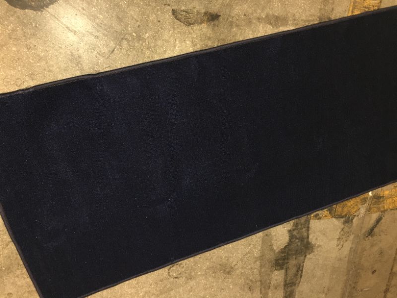 Photo 1 of 26 x 67 runner rug blue