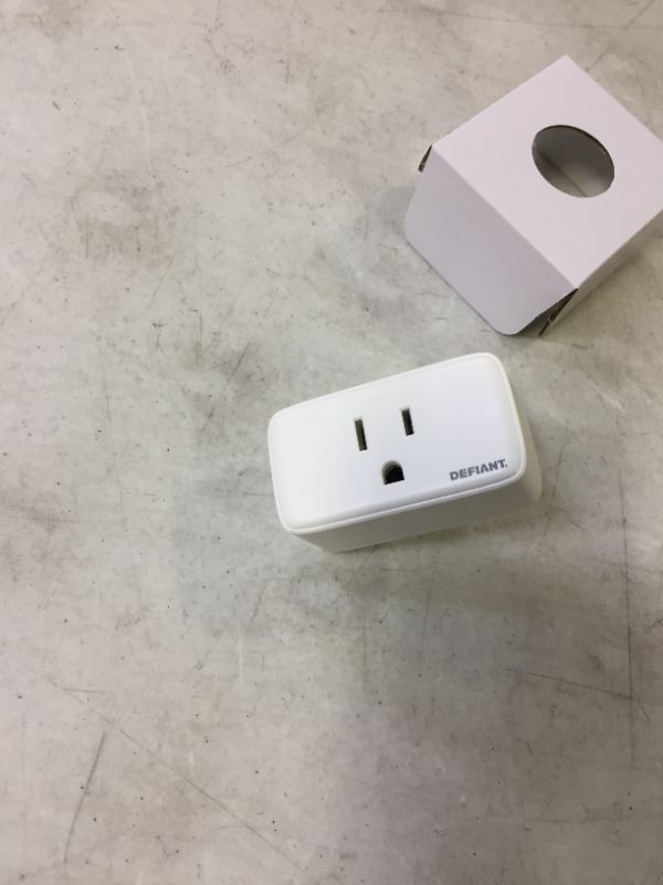 Photo 2 of 15 Amp 120-Volt Smart Wi-Fi Bluetooth Plug with 1 Outlet
