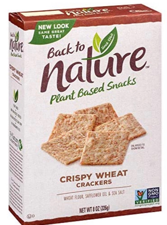 Photo 3 of Back to Nature Crackers, Non-GMO Crispy Wheat, 8 Ounce best by 9/2021

Back to Nature Crackers, Non-GMO Spinach & Garlic, 6 Ounce best by 12/2021

Back to Nature Crackers, Non-GMO Cracked Black Pepper Harvest Whole Wheat, 8.5 Ounce 2 boxes best by 10/2021