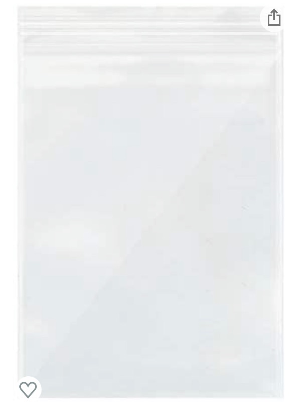 Photo 1 of 100 Count Plastic Zipper Poly Bags, 5'' x 7'' 2 Mil Clear Poly Zippor Bags Resealable Zipper lock Storage Plastic Baggies Suitable for Jewelry, Candy, Coin, Gifts, Party Favors and Varieties of Snacks