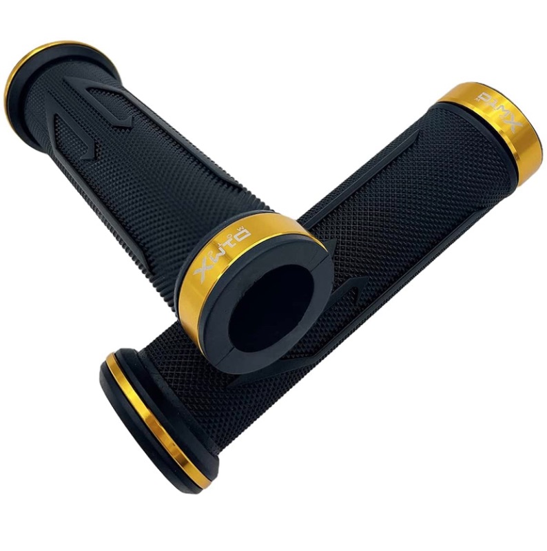 Photo 1 of 7/8'' Universal Motorcycle Handle Grips Bike Grips Thruster Grips 20.5mm 24.5mm for CBR650F X-ADV150 NMAX FZ16 Z250 Z300 BWSX by D1M (Golden)