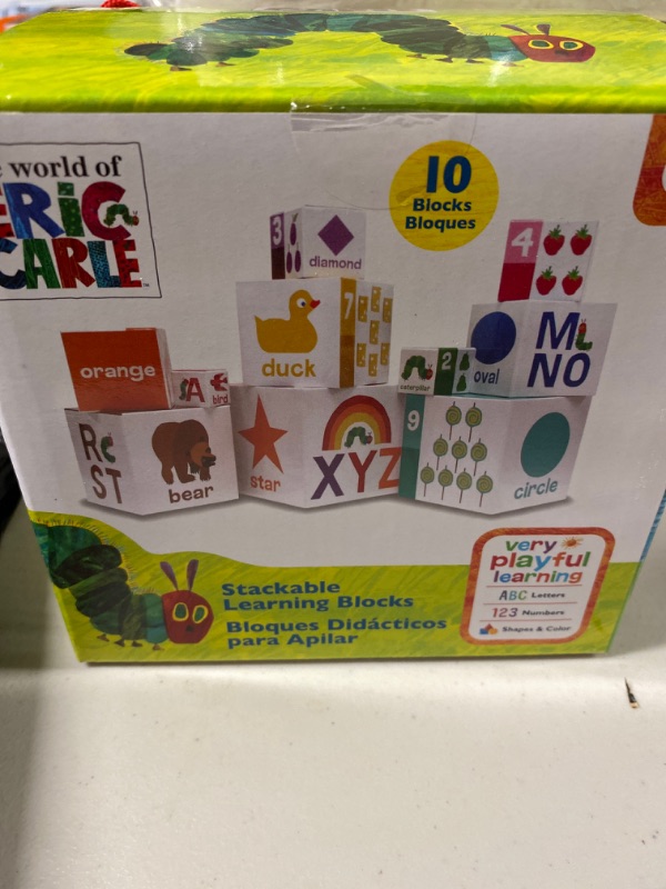 Photo 1 of World of Eric Carle stackable learning blocks 