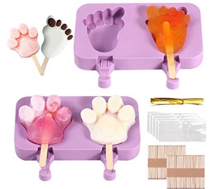 Photo 2 of 2 Pieces Silicone Popsicle Molds - 50Pcs Clear Popsicle Bags & 100 Wooden Popsicle Sticks Set Reusable Popsicle Mold Ice Pop Mold DIY Easy Release Cake Pop Molds

Nail Files and Buffers, QMOEH Professional Manicure Tools Kit, Rectangular Art Care Buffer B