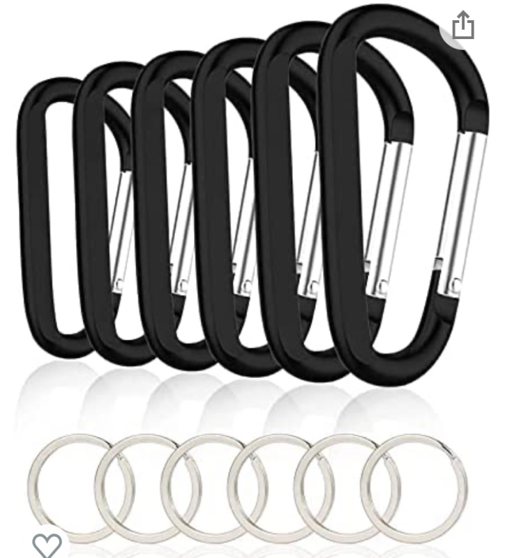 Photo 3 of 6PCS Carabiner Caribeaner Clip,3" Large Aluminum D Ring Shape Carabeaner with 6PCS Keyring Keychain Hook

4.8 out of 5 stars  7 Reviews
PULEN for Galaxy A72 5G Case - Blue

Chef Craft Classic Plastic Dough Scraper, 6 Inch, White