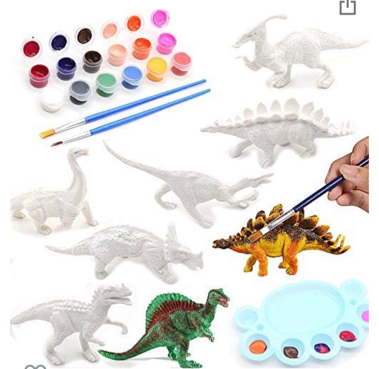 Photo 1 of BEIGUO Kids Crafts 3D Painting Dinosaurs Toys Arts and Crafts for Kids Girls Boys Toddlers Dinosaur Party Favors Christmas Stocking Stuffers Gifts