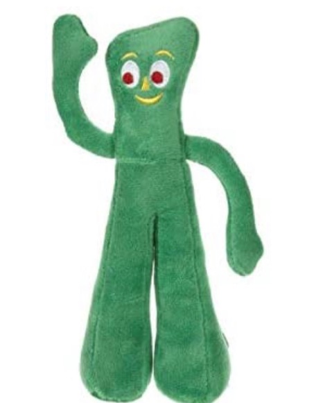 Photo 1 of MPP Gumby Dog Toys Classic Retro Soft Plush Green Nostalgic Cartoon Character 8