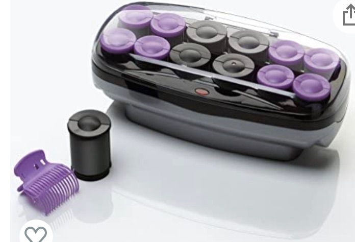 Photo 1 of Conair Jumbo and Super Jumbo Ceramic Hot Rollers, Bonus Super Clips Included (Amazon Exclusive