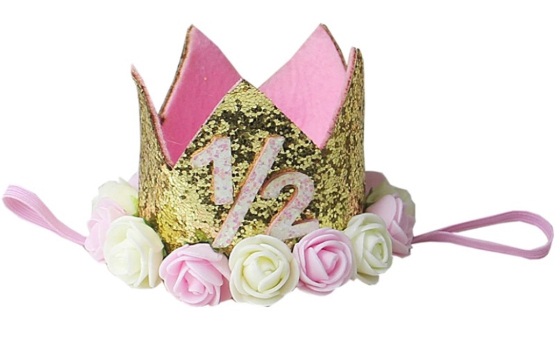 Photo 1 of Kirei Sui Baby Girls Sparkle Birthday Princess Crown Headband