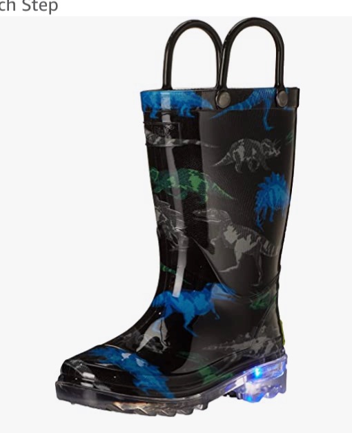 Photo 1 of Western Chief Kids' Waterproof Rain Boots That Light up with Each Step size 5 toddler