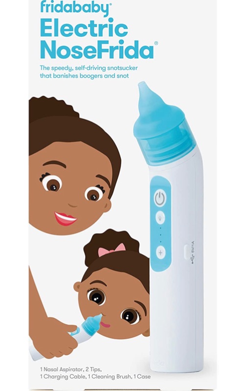 Photo 1 of FridaBaby Electric NoseFrida | USB Rechargeable Nasal Aspirator with Different Levels of Suction by Frida Baby