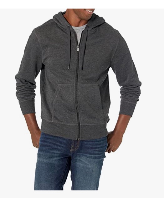 Photo 1 of Amazon Essentials Men's Full-Zip Hooded Fleece Sweatshirt size XL