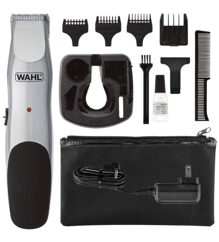 Photo 1 of Wahl Groomsman Corded or Cordless Beard Trimmer for Men - Rechargeable Grooming Kit for Facial Hair - Hair Clipper, Shaver, & Groomer - Model 9918-6171