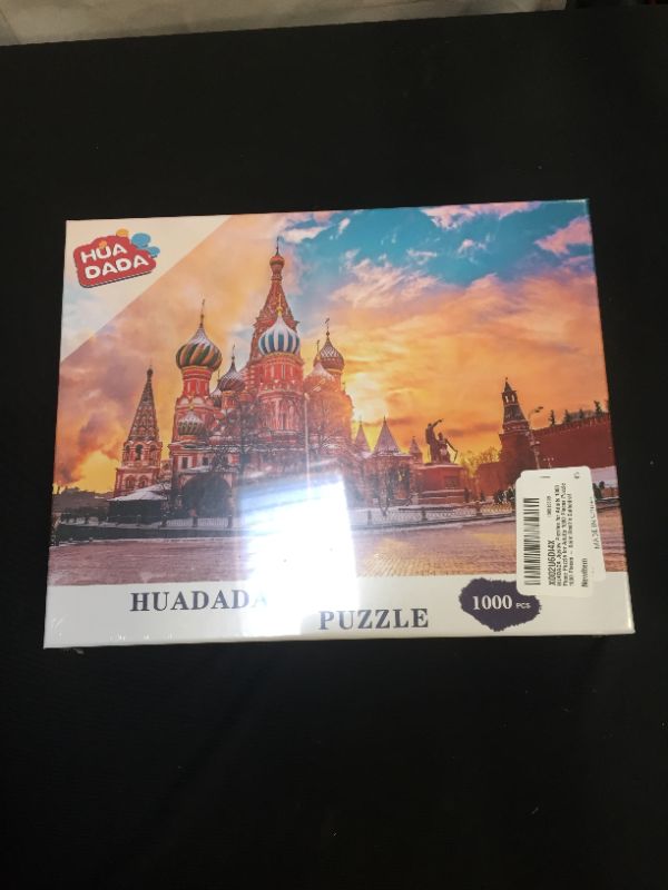 Photo 2 of 1000 Piece Puzzles for Adults Intellectual Fun Toys Jigsaw Puzzles Games - Saint Basil's Cathedral