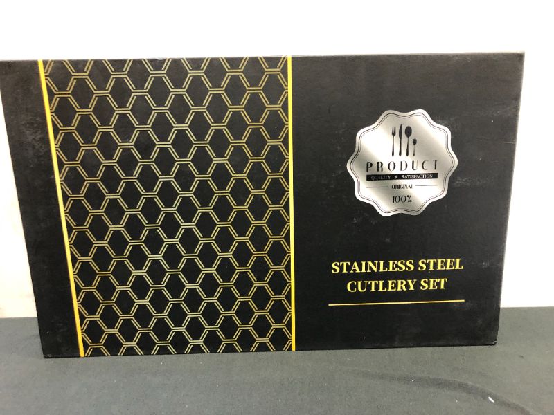 Photo 1 of 24 Silver ware Stainless Steel Cutlery Set