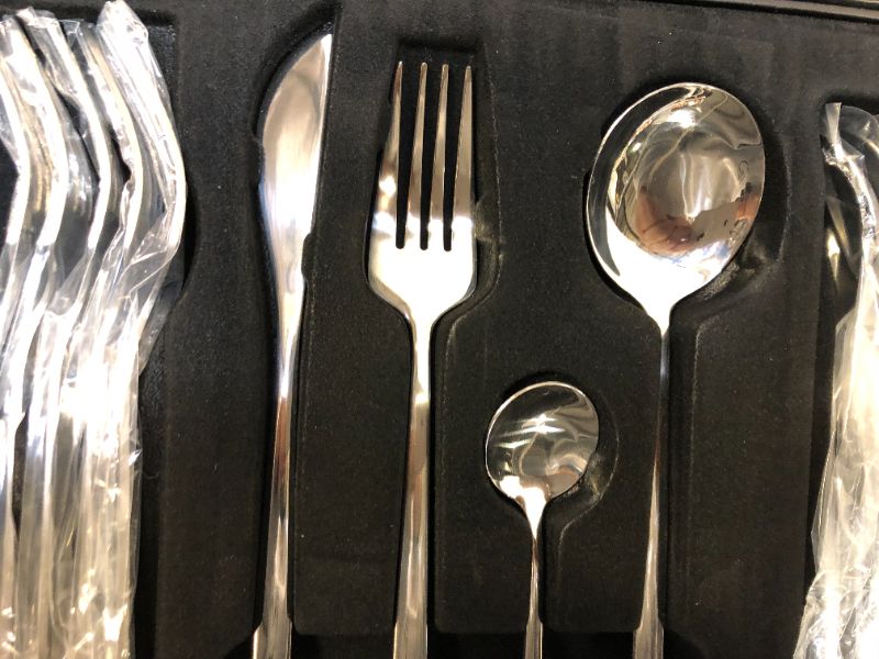 Photo 3 of 24 Silver ware Stainless Steel Cutlery Set