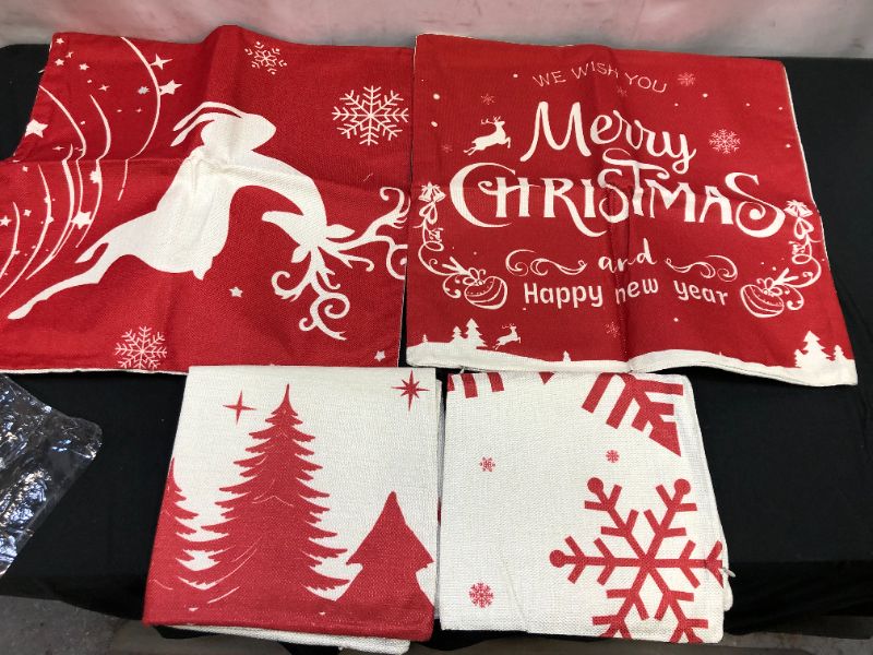 Photo 1 of Christmas Sofa Pillow Cover 4pcs