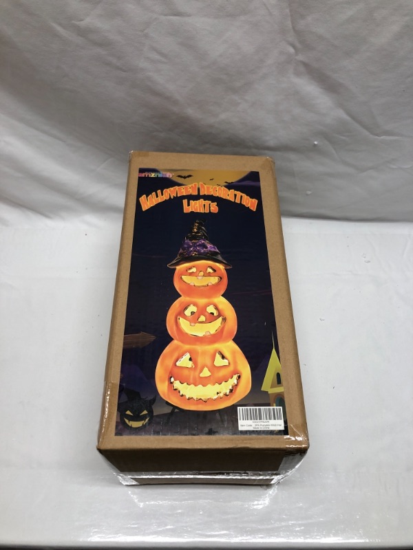 Photo 1 of 3 TIER PUMPKIN LIGHT DECORATION 