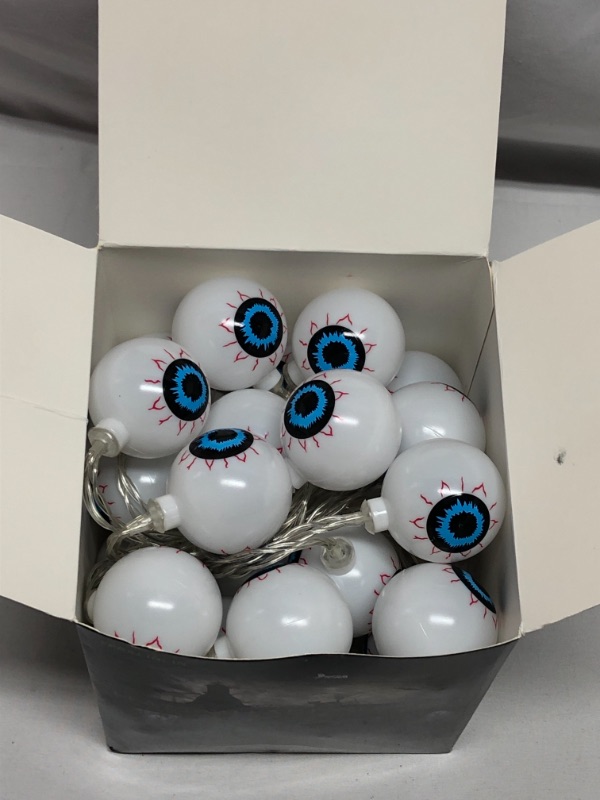 Photo 1 of 30 LED HALLOWEEN EYEBALLS  RED LIGHT STRING 16.4 FT LONG 