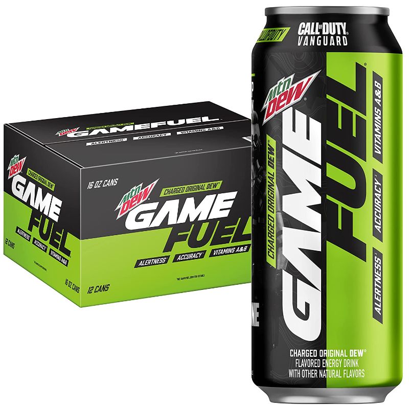 Photo 1 of 
Mountain Dew Game Fuel, 16 oz cans, 12 pack  exp: 11/09/2021