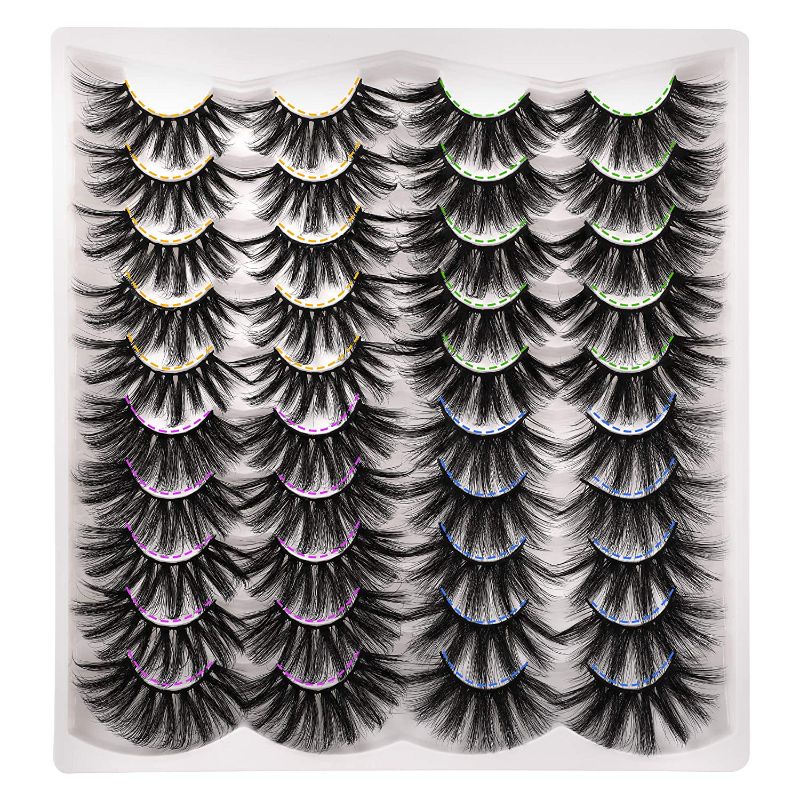 Photo 1 of 
Winifred 25mm Lashes Wholesale False Eyelashes Long Dramatic Volume 3D Fake Eyelashes Bulk 20 Pairs 4 Styles