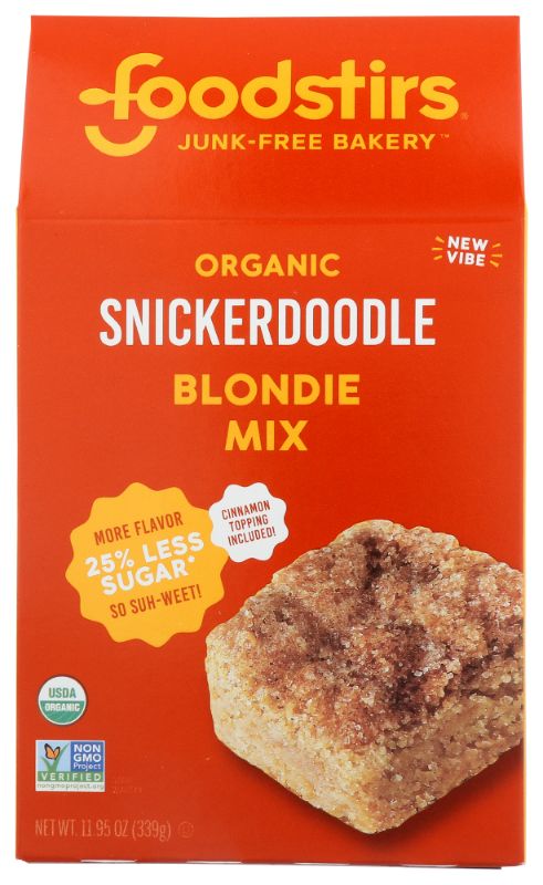 Photo 1 of (6 Pack) Foodstirs Baking Mix Blondie Snickerdoodle, 11.95 Oz, best by 12/23/2021