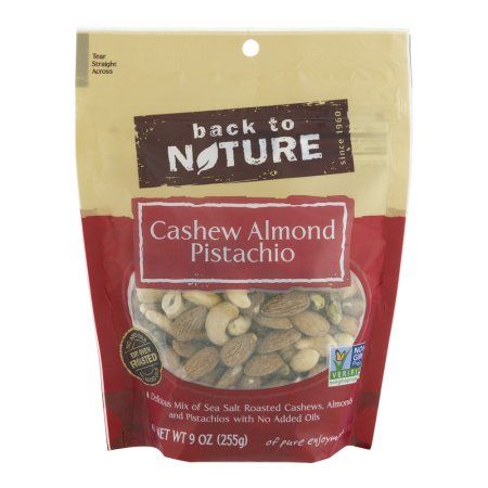 Photo 1 of back to Nature™ Cashew Almond Pistachio Nuts 9 Oz. Pouch  best by 12/17/2021
