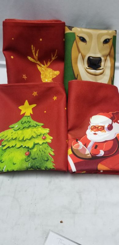 Photo 1 of 18 inch square christmas cushion covers, 4 pack 