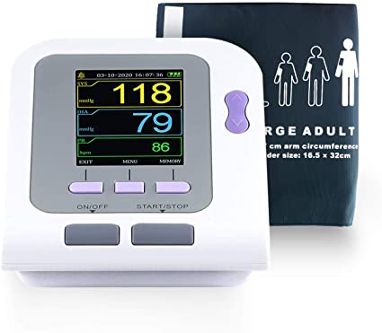 Photo 1 of CONTEC 08A Fully Automatic Digital Upper Arm Blood Pressure Monitor Adult, Child, Pediatric Modes & Cuffs (3 Cuffs)