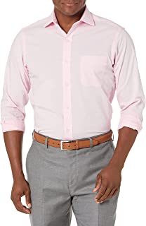 Photo 1 of Buttoned Down Men's Classic Fit Stretch Poplin Dress Shirt, Pink, 20/34 51/86