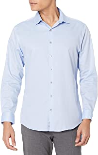 Photo 1 of kenneth cole mens slim fit button down shirt, light blue, large (16.5 34/35)