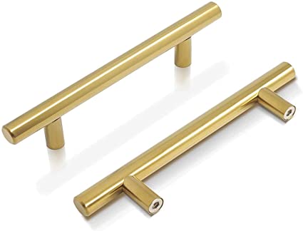 Photo 1 of 6" Gold Handle for Resin Casting Tray Mold Drawer Kitchen Hardware Brass Cabinet Door Handles Bathroom