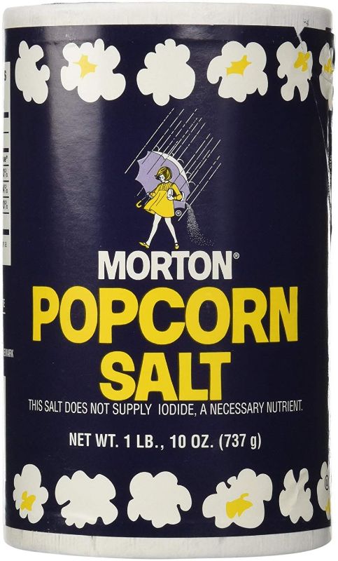 Photo 1 of 1Lb 10oz Morton Popcorn Salt For Green Salad, Corn on the Cob, French Fries - PACK OF 3