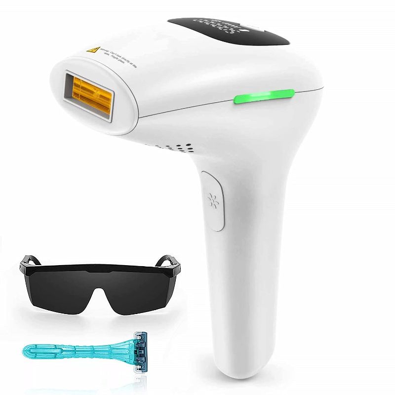 Photo 1 of At-Home IPL Hair Removal for Women Permanent hair removal 500,000 Flashes Painless Hair Remover on Armpits Back Legs Arms Face Bikini line