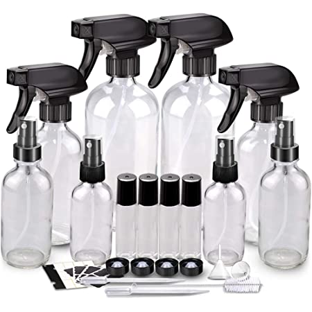 Photo 1 of Youngever 7 Pack Clear Glass Spray Bottles