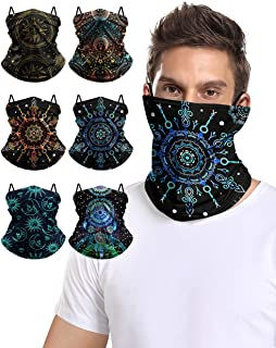 Photo 1 of ABABALAYA Face Masks Face Bandanas with Ear Loops for Sports, Outdoors, Sport Headband Neck Gaiter