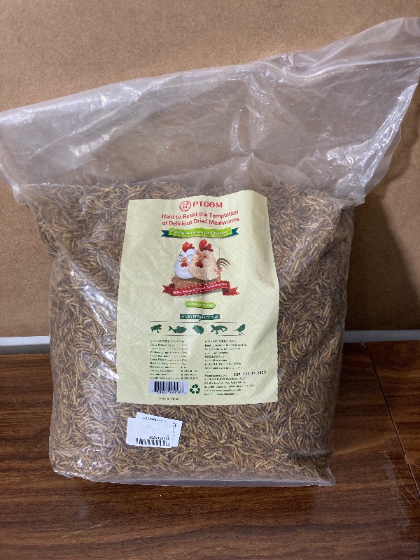 Photo 2 of 11 LBS Bulk Dried Mealworms for Wild Birds Food Blue Bird Chickens Hen Treats
Exp Jul 10 2023