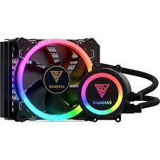 Photo 1 of GAMDIAS - CHOINE E1A-120R AIO 120mm Radiator CPU Liquid Cooling System with Digital RGB Fan Lighting - Black