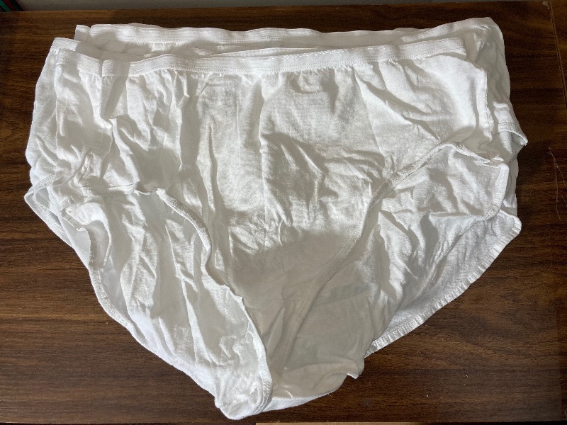 Photo 2 of JUST MY SIZE Cotton Size 14 White 6 pack