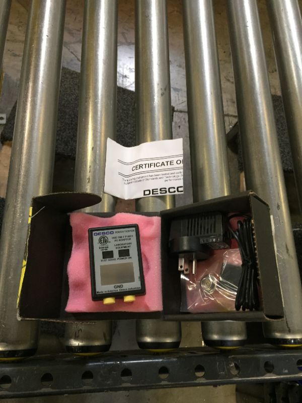 Photo 1 of DESCO Brand 19350 Wrist Strap Tester, NIST Calibrated
