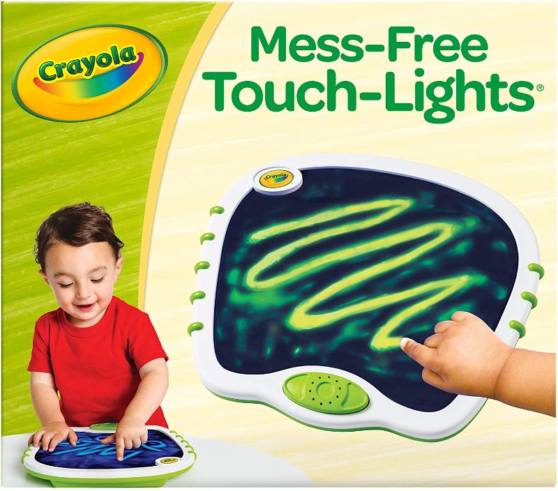 Photo 1 of My First Crayola Touch Lights, Musical Doodle Board, Toddler Toy, Gift, White, Green
