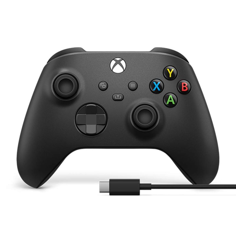 Photo 1 of Xbox Core Wireless Controller + USB-C Cable – Carbon Black
